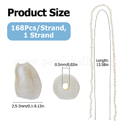 1 Strand Natural Cultured Freshwater Pearl Beads Strands&nbsp;PEAR-FI0001-12