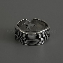 Brass Stripe Cuff Open Rings for Men&nbsp;WGF14CC-01
