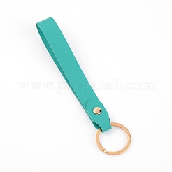 Imitation Leather Keychain Holder&nbsp;KEYC-WH0020-14H