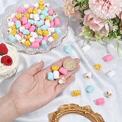 100Pcs Resin Cabochons&nbsp;RESI-SC0006-86A