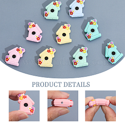 12Pcs 6 Colors Silicone Beads&nbsp;SIL-CA0002-45