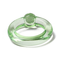 透明アクリル指輪  薄緑  usサイズ7 1/2(17.7mm)&nbsp;LS-RJEW-T010-07B