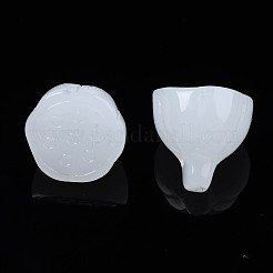 Imitation Jade Glass Charms&nbsp;GLAA-S054-24A