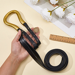 Imitation Leather Tie Knot Chain Belts with Golden Tone Alloy Clasps&nbsp;AJEW-CL0003-05A