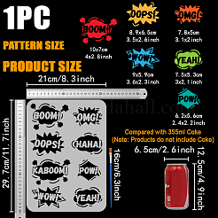 Plastic Drawing Painting Stencils Templates&nbsp;DIY-WH0396-682