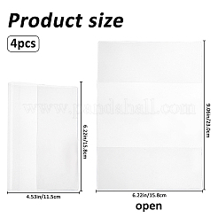 Transparent PVC Book Cover&nbsp;AJEW-WH0596-723A
