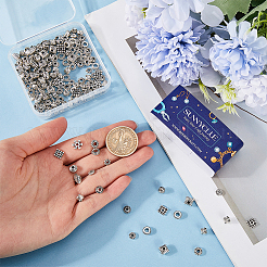 200Pcs 10 Styles Tibetan Style Alloy Spacer Beads&nbsp;TIBEB-SC0001-27