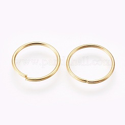 鉄オープン丸カン  ゴールドカラー  16x1.2mm  内径：13.5mm&nbsp;X-IFIN-F150-05G