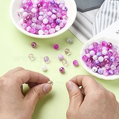 300Pcs 10 Styles Mixed Styles Acrylic Beads&nbsp;MACR-YW0002-99A