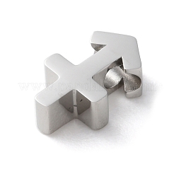 星座 304 ステンレススチール チャーム  射手座  10x6x3mm  穴：2mm&nbsp;LS-STAS-U038-01P-09
