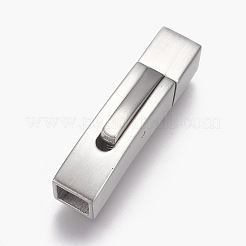 304 Stainless Steel Bayonet Clasps&nbsp;STAS-O114-046MP-C