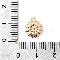 Brass Micro Pave Cubic Zirconia Pendants&nbsp;KK-A277-31G