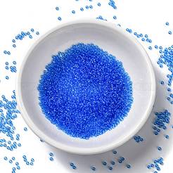 MIYUKIラウンドロカイユビーズ  日本製シードビーズ  （rr150)透明サファイア  15/0  1.5mm  穴：0.7mm  約5555PCS /ボトル  10 G /ボトル&nbsp;SEED-JP0010-RR0150