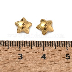 304 Stainless Steel Bead Caps&nbsp;STAS-P448-09F-G