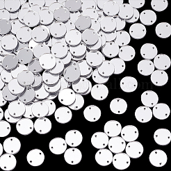 200Pcs Flat Round Acrylic Mirror Sew on Rhinestone&nbsp;FIND-GA0003-69
