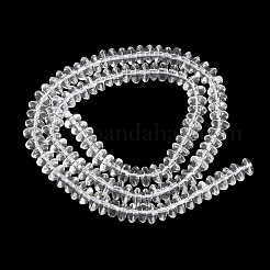 Synthetic Quartz Crystal Beads Strands&nbsp;G-F089-A-01