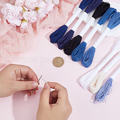 8玉 8色 綿刺繍糸  クロスステッチの糸  ミックスカラー  0.5mm  約21.87ヤード（20m）/かせ  1 かせ/色&nbsp;OCOR-CY0004-72