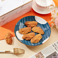 樹脂ドールハウスの装飾  ふり小道具  模倣食品  フライドチキンカツ  オレンジ  69x35x14mm&nbsp;CRES-WH0010-027