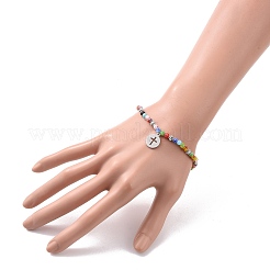 201 Stainless Steel Charm Stretch Bracelets for Halloween&nbsp;BJEW-JB05975-02