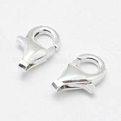 925 Sterling Silver Lobster Claw Clasps&nbsp;X-STER-G019-04-9mm