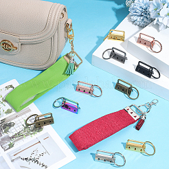 20Pcs 8 Colors Iron Keychain Clasp Findings&nbsp;IFIN-SP0001-66