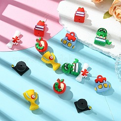 14Pcs 7 Styles Silicone Beads&nbsp;SIL-CJ0003-05