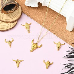 6Pcs 6 Styles 304 Stainless Steel Pendants&nbsp;STAS-CJ0003-33