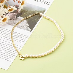 Brass Enamel Curb Chain Necklaces&nbsp;NJEW-JN03482-02
