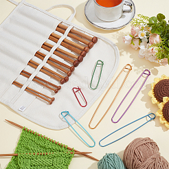 7Pairs 7 Styles Bamboo Knitting Needles&nbsp;TOOL-JOY0001-01
