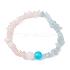 3Pcs 3 Styles Baking Paint Imitation Jade Glass Round Beaded Stretch Bracelets for Women&nbsp;BJEW-JB12158