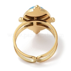 Ion Plating(IP) 304 Stainless Steel Ring&nbsp;RJEW-B059-06G-05
