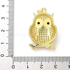 Brass Micro Pave Cubic Zirconia Pendants&nbsp;KK-S511-32G-02