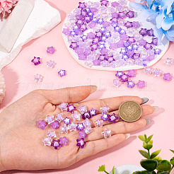 150Pcs 5 Styles Transparent Acrylic Beads&nbsp;TACR-TA0001-67A