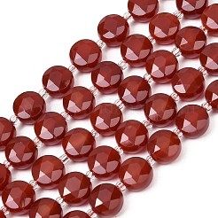 Natural Carnelian Beads Strands&nbsp;G-F812-C01-01