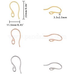 304 Stainless Steel Earring Hooks&nbsp;STAS-PH0019-05