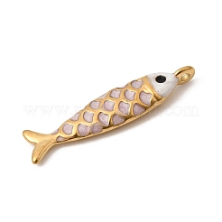 304 Stainless Steel Enamel Pendants&nbsp;STAS-B128-52G-05