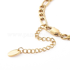 304 Stainless Steel Figaro Chain Bracelet Making&nbsp;AJEW-JB00954