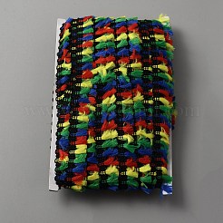 ナイロンフリンジタッセルレースリボン  衣類用アクセサリー  カラフル  3/4インチ（20mm）&nbsp;OCOR-TAC0014-02