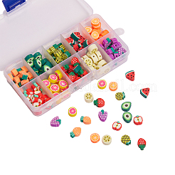 150Pcs 10 Style Handmade Polymer Clay Beads&nbsp;CLAY-CJ0001-23
