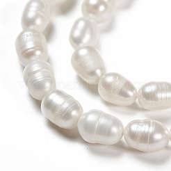 Natural Cultured Freshwater Pearl Beads Strands&nbsp;X-PEAR-N012-05G