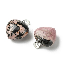 Natural Rhodonite Pendants&nbsp;G-F820-10A-26