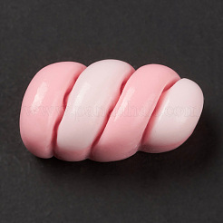 オペーク樹脂カボション  ジュエリー作りパーツ  ピンク  キャンディ  15x8x6mm&nbsp;RESI-C032-01F