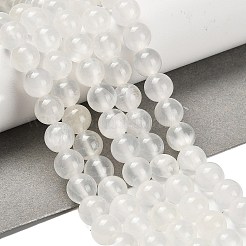Natural White Jade Beads Strands&nbsp;G-B128-A02-03