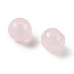 2 Strands Baking Paint Imitation Jade Glass Round Bead Strands&nbsp;DGLA-FS0001-20A