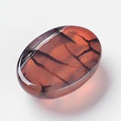 Natural Dragon Veins Cabochons&nbsp;G-F296-07-15x20mm