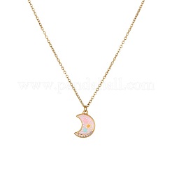304 Stainless Steel Pendant Necklaces & Stud Earrings Sets for Girl's&nbsp;WG60F59-02