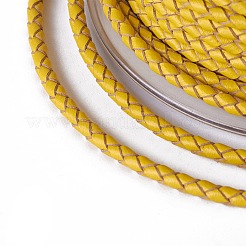 Braided Cowhide Cord&nbsp;WL-I004-3mm-D-10