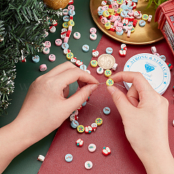 Christmas Handmade Polymer Clay Beads Kit for DIY Jewelry Making&nbsp;DIY-PH0004-04