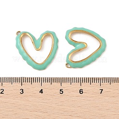 304 Stainless Steel Enamel Pendants&nbsp;STAS-P380-08G-02