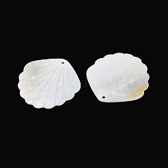 Carved Natural Freshwater Shell Pendants&nbsp;SHEL-T020-62C